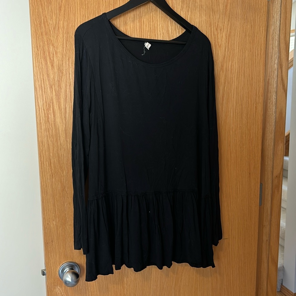 Wishlist long sleeve peplum top